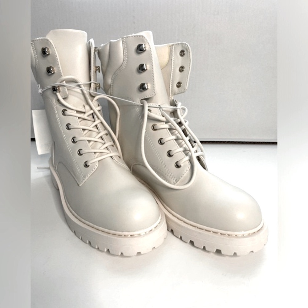 H & M Ankle-high boots - Cream coloured - Picture 7 of 12